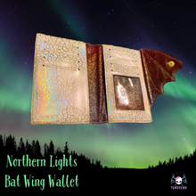 Load image into Gallery viewer, Northern Lights Bat Wing Wallet
