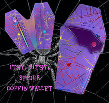 Load image into Gallery viewer, Itsy, Bitsy, Spider Coffin Wallet
