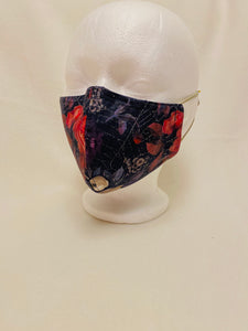 “Forget Me Not“ Saddle Bag with Reversible Face Mask