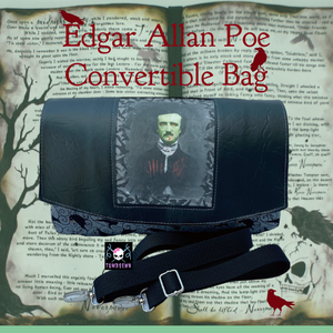 Edgar Allan Poe Convertible Bag