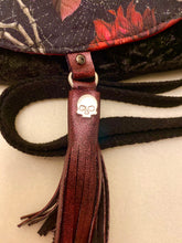 Load image into Gallery viewer, “Forget Me Not“ Saddle Bag with Reversible Face Mask
