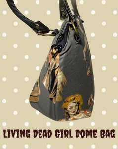Living Dead Girl Dome Bag (Grey)