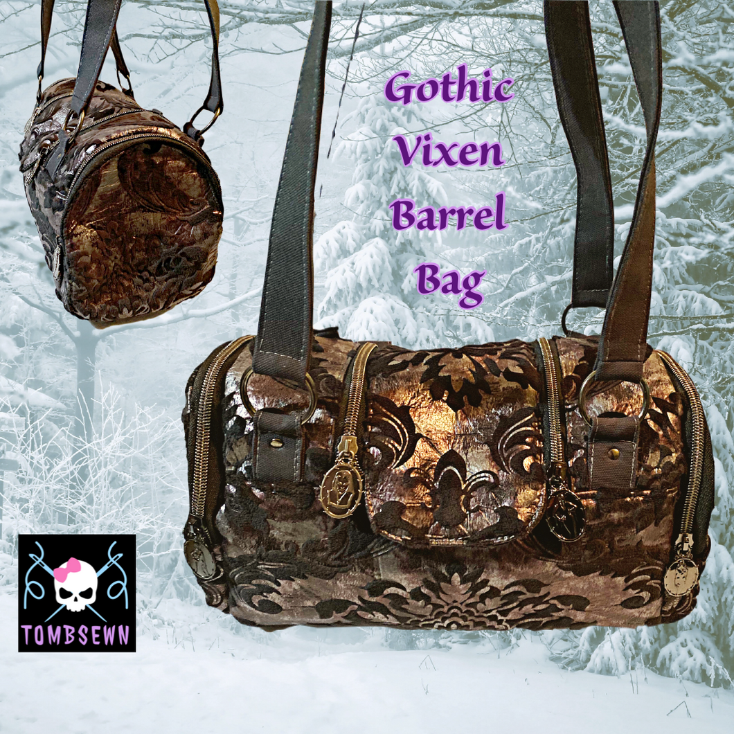 Gothic Vixen Barrel Bag