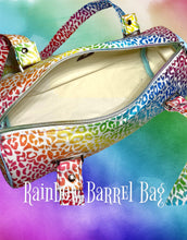 Load image into Gallery viewer, Rainbow Barrel Bag
