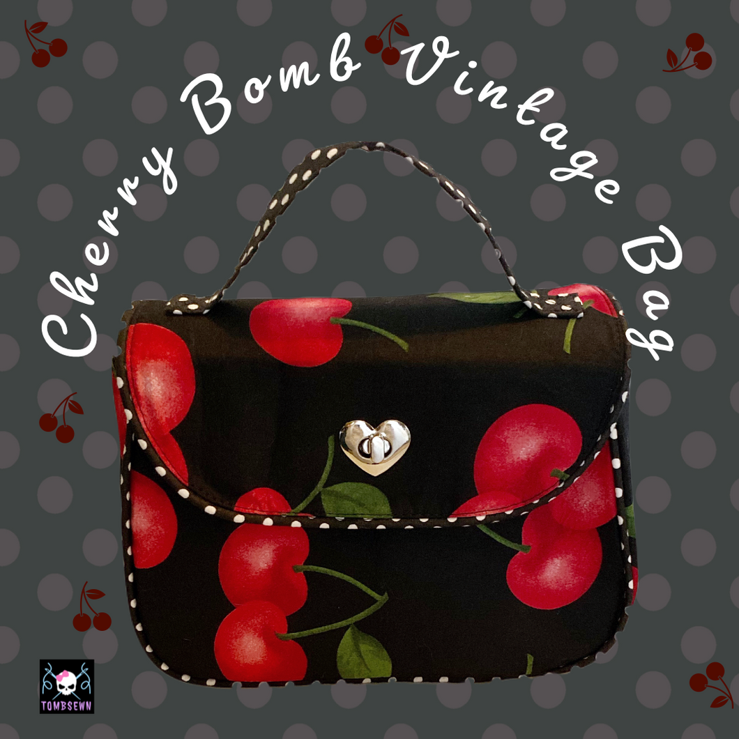 Cherry Bomb Vintage Bag