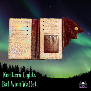 Northern Lights Bat Wing Wallet